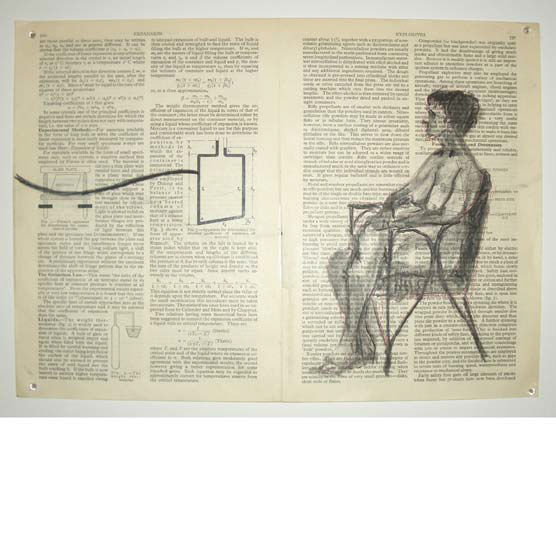William Kentridge Fragments for Georges Melies , (Page 392 Eskimo-Esparto/ Page 409 Ether), 2003