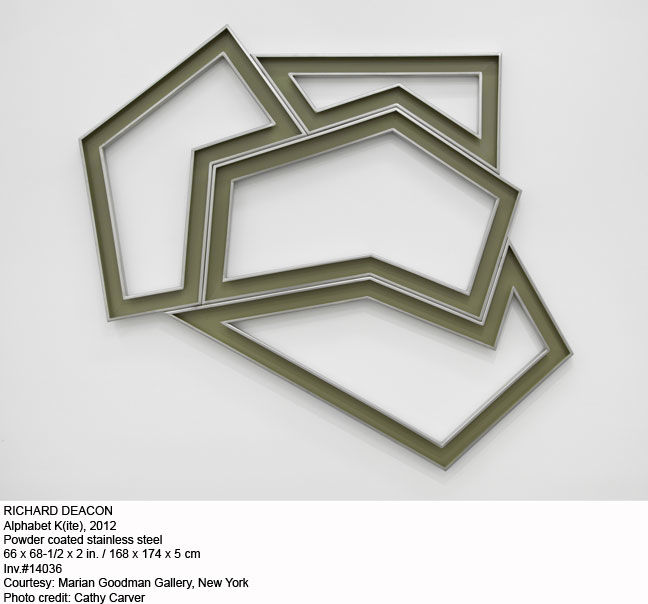 Richard Deacon Alphabet K(ite), 2012