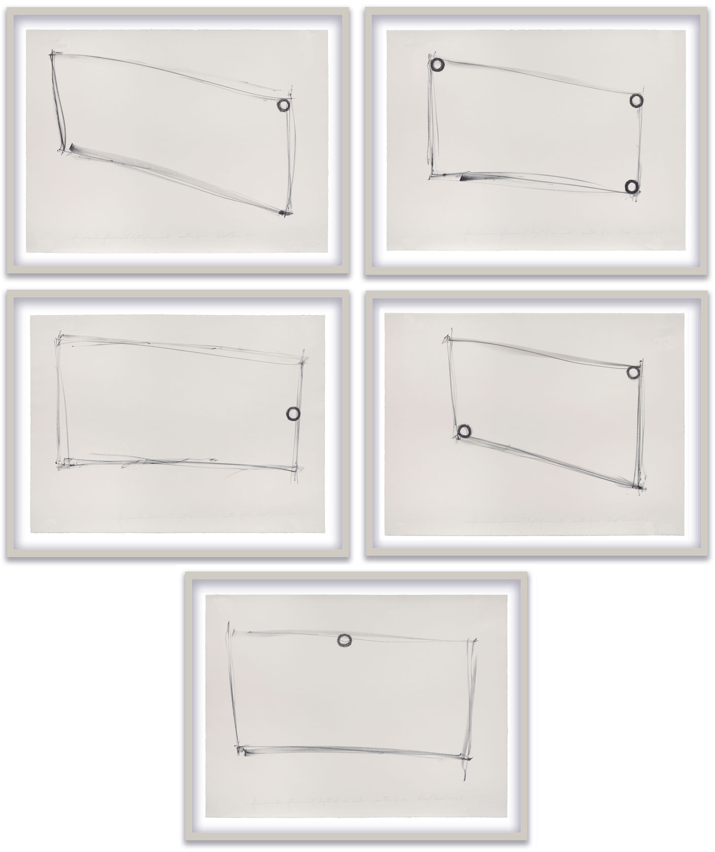 Dan Flavin For one walled circular fluorescent light (to Heiner Friedrich), 1974