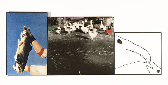 John Baldessari Fish/Chickens/Two Birds, 1990