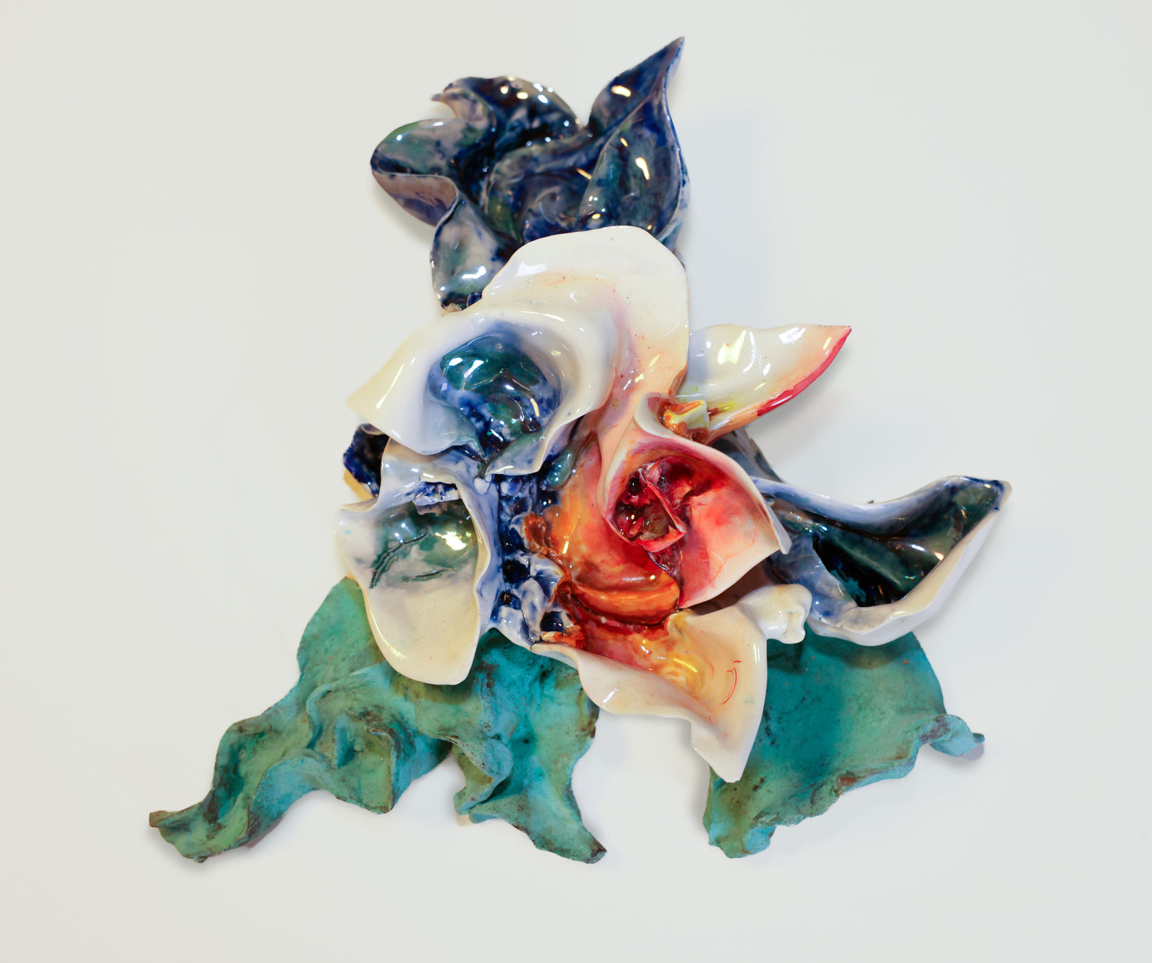 Edi Rama Untitled, 2024 Ceramic and bronze 13 3/4 x 14 x 5 1/8 in. (35 x 35.5 x 13...