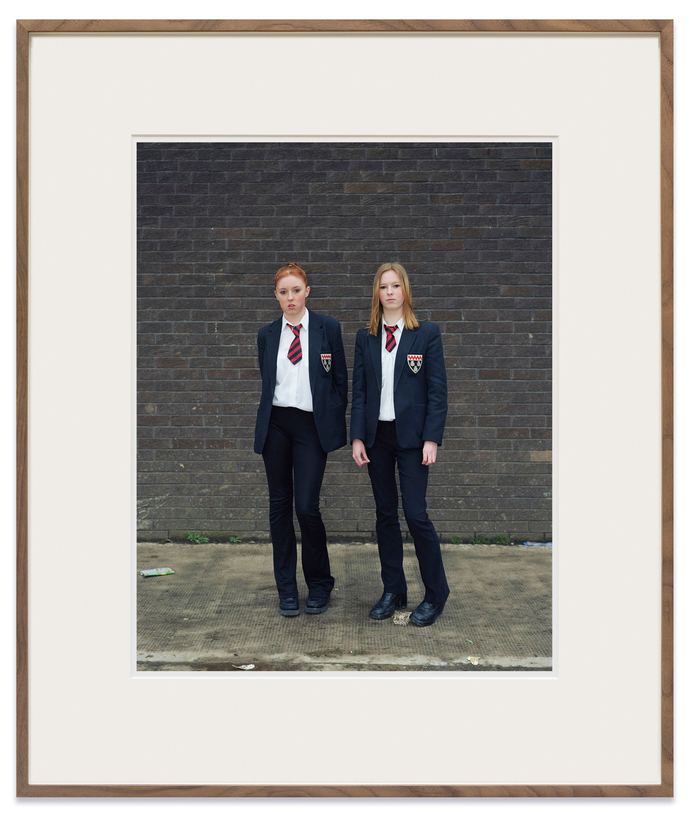 Rineke Dijkstra Ponteland Highschool, Newcastle, UK, February 17, 2000, 2023 Archival inkjet print Image: 16 1/2 x 13 in. (42...