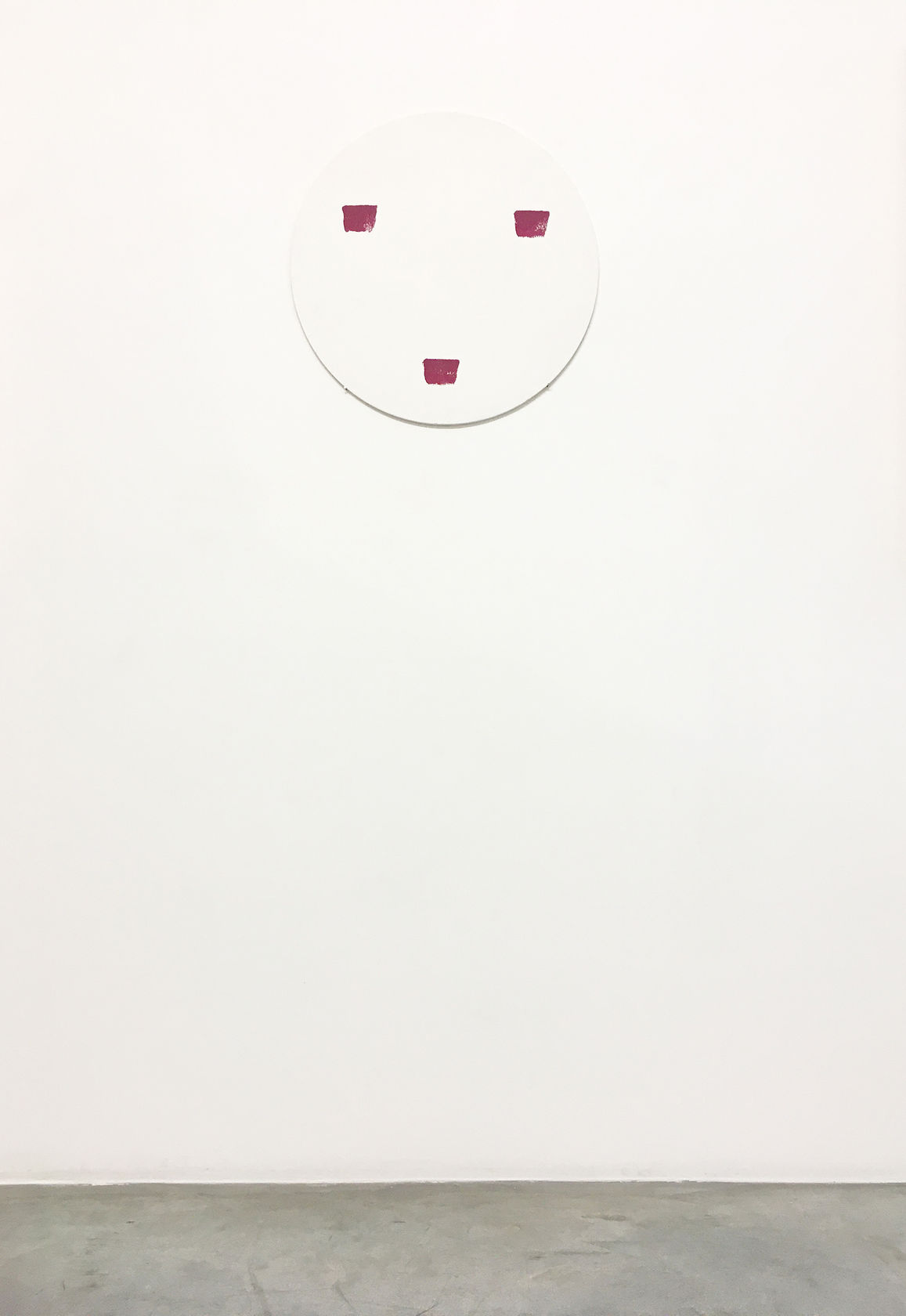 Niele Toroni Empreintes de pinceau n°50 à intervalles réguliers de 30 cm, 1997