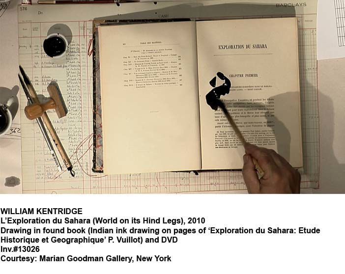 William Kentridge L'Exploration du Sahara (World on its Hind Legs), 2010