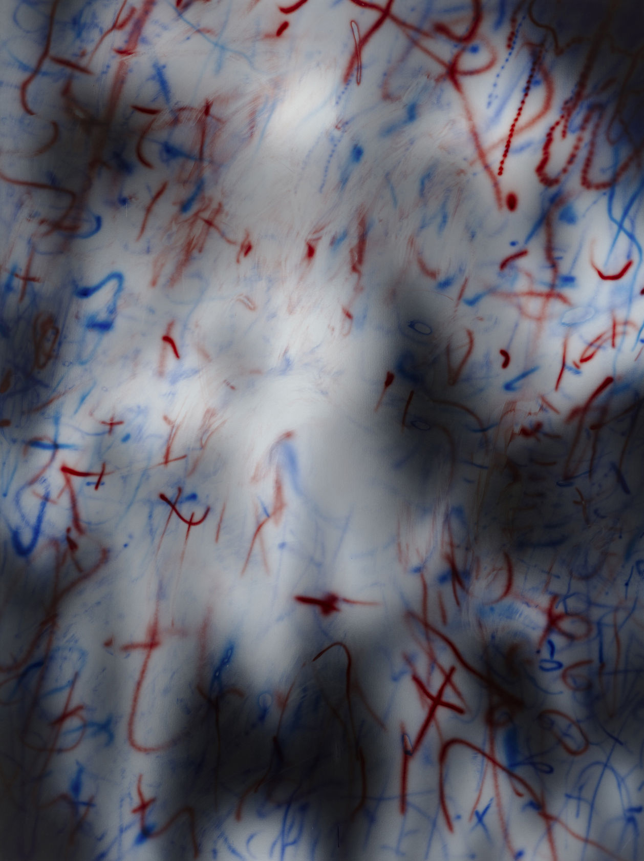 Julie Mehretu about the space of half an hour (R. 8:1) 6, 2019-2020 Ink and acrylic on canvas 96 x...