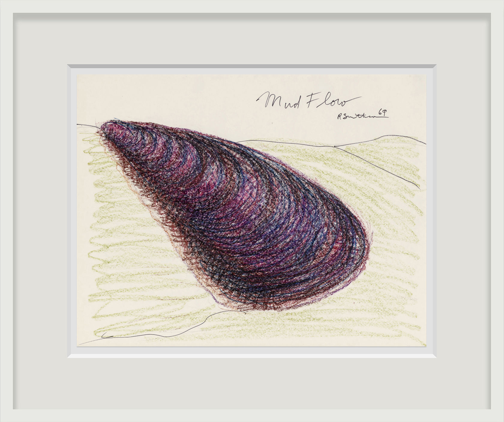 Robert Smithson Mud Flow, 1969