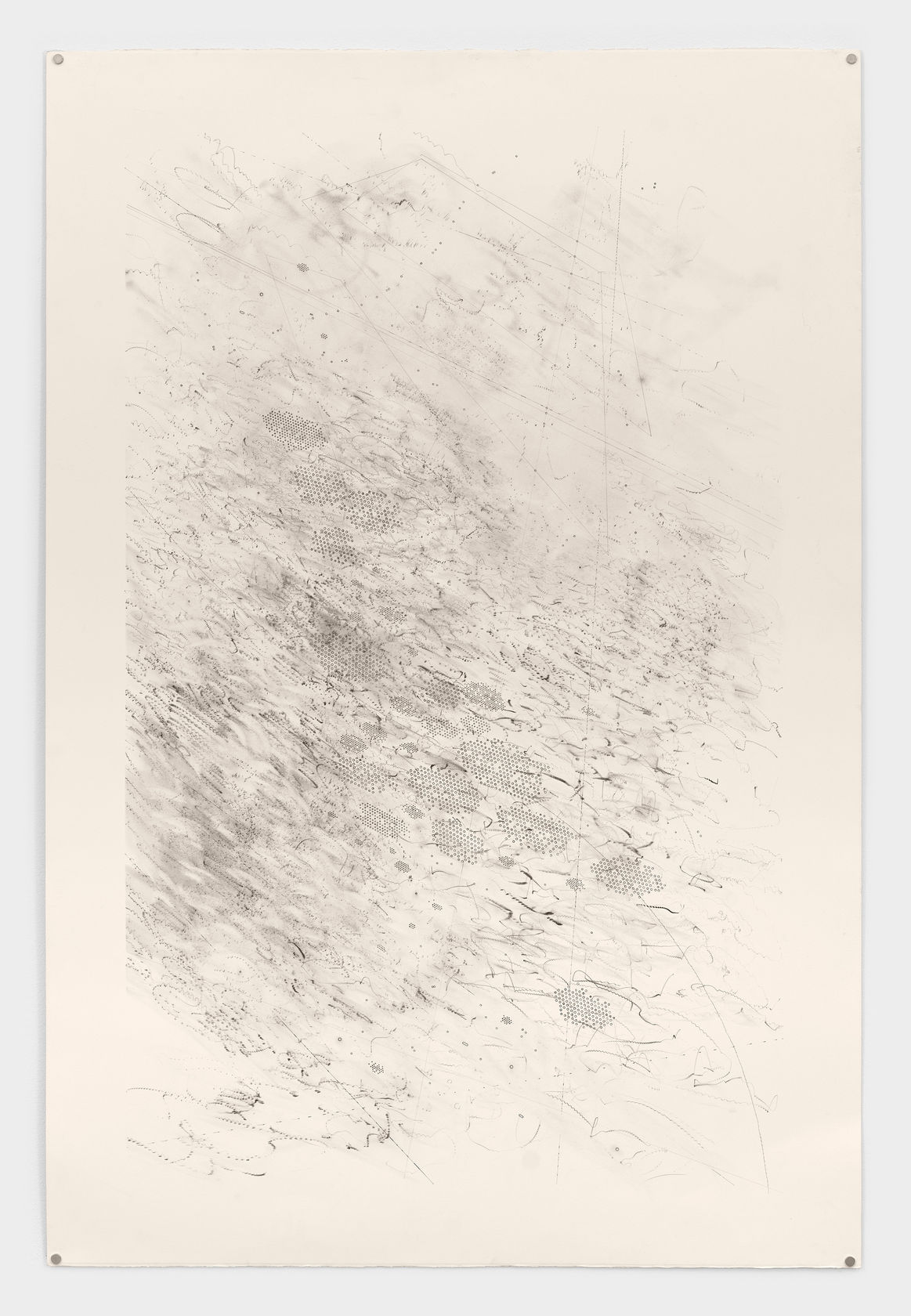 Emma McNally Sisters, 2022 Graphite on paper 39 3/8 x 60 5/8 in. (100 x 154 cm)