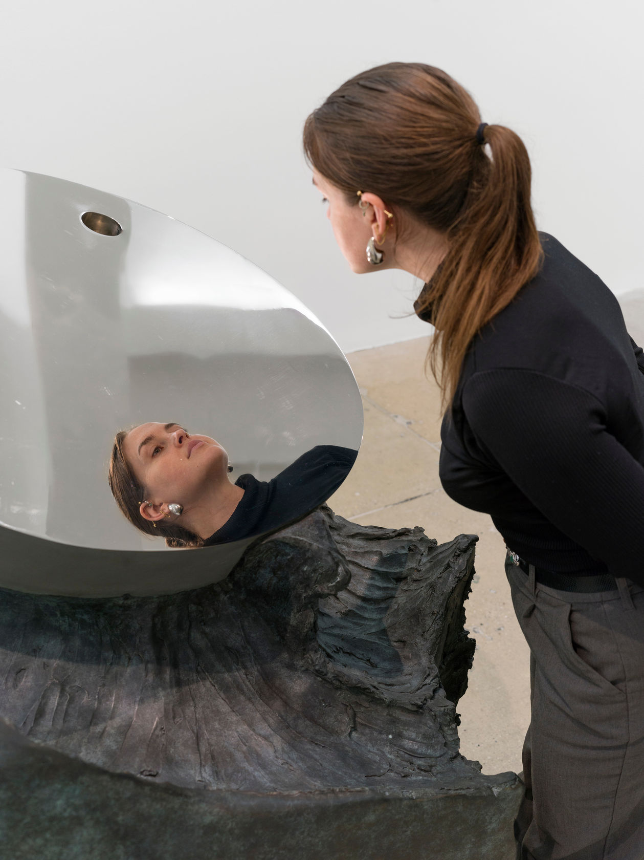 Giuseppe Penone Geometria nelle mani - ovale, 2005