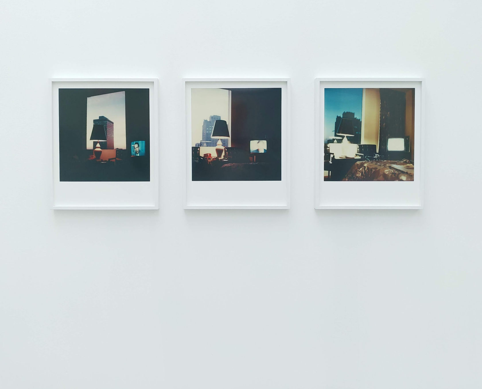 Robby Müller Austin Texas, while shooting Honeysuckle Rose, 1979 3 x SX-70 inkjet print fine art on cardboard Sheet: 15...