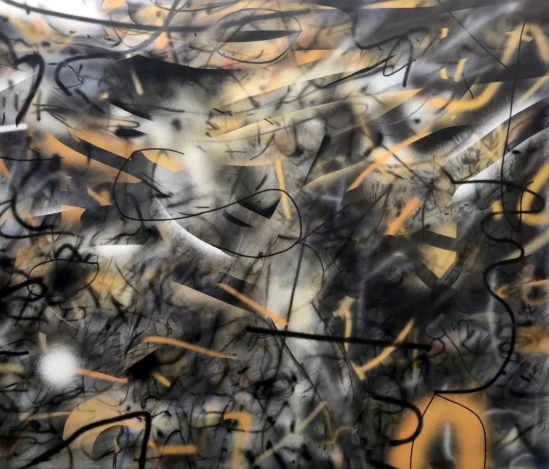 Julie Mehretu, See Gold, Cry Black, 2018-2019