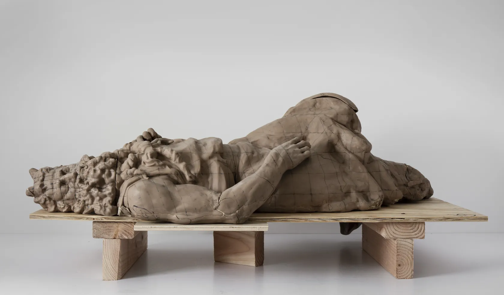 Adrián Villar Rojas From the series 'Two Suns', 2015 Modeling clay and epoxy putty 15 15/16 x 18 1/16 x...