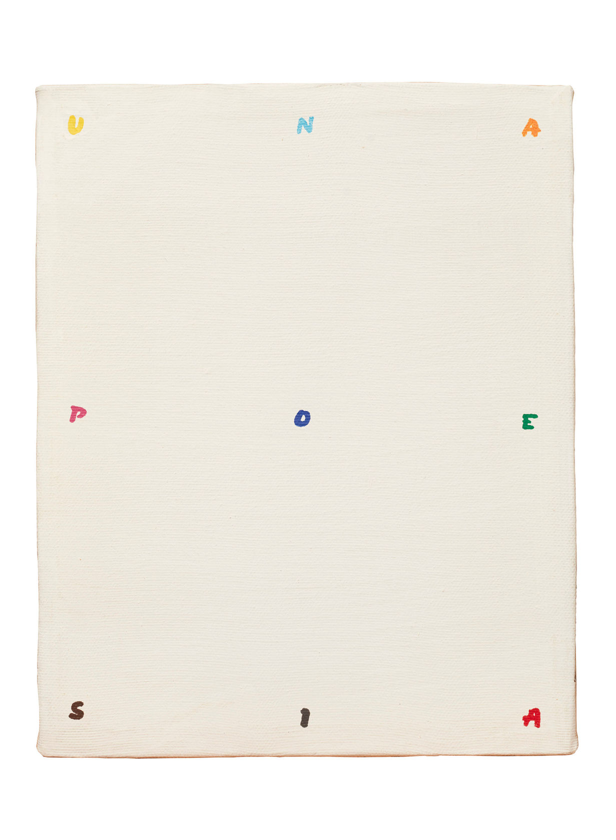 Giulio Paolini Una poesia [A Poem], 1967