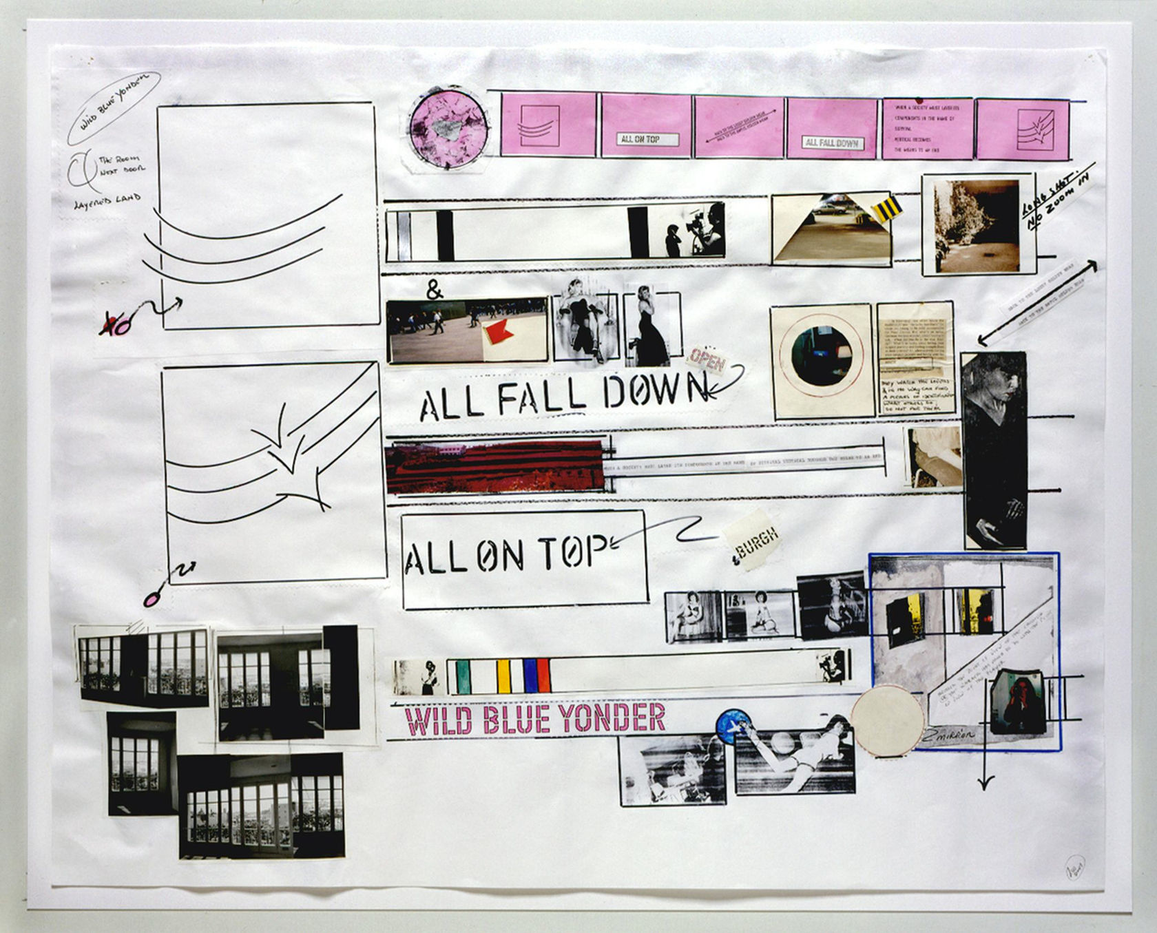 Lawrence Weiner Wild Blue Yonder #2, 2001