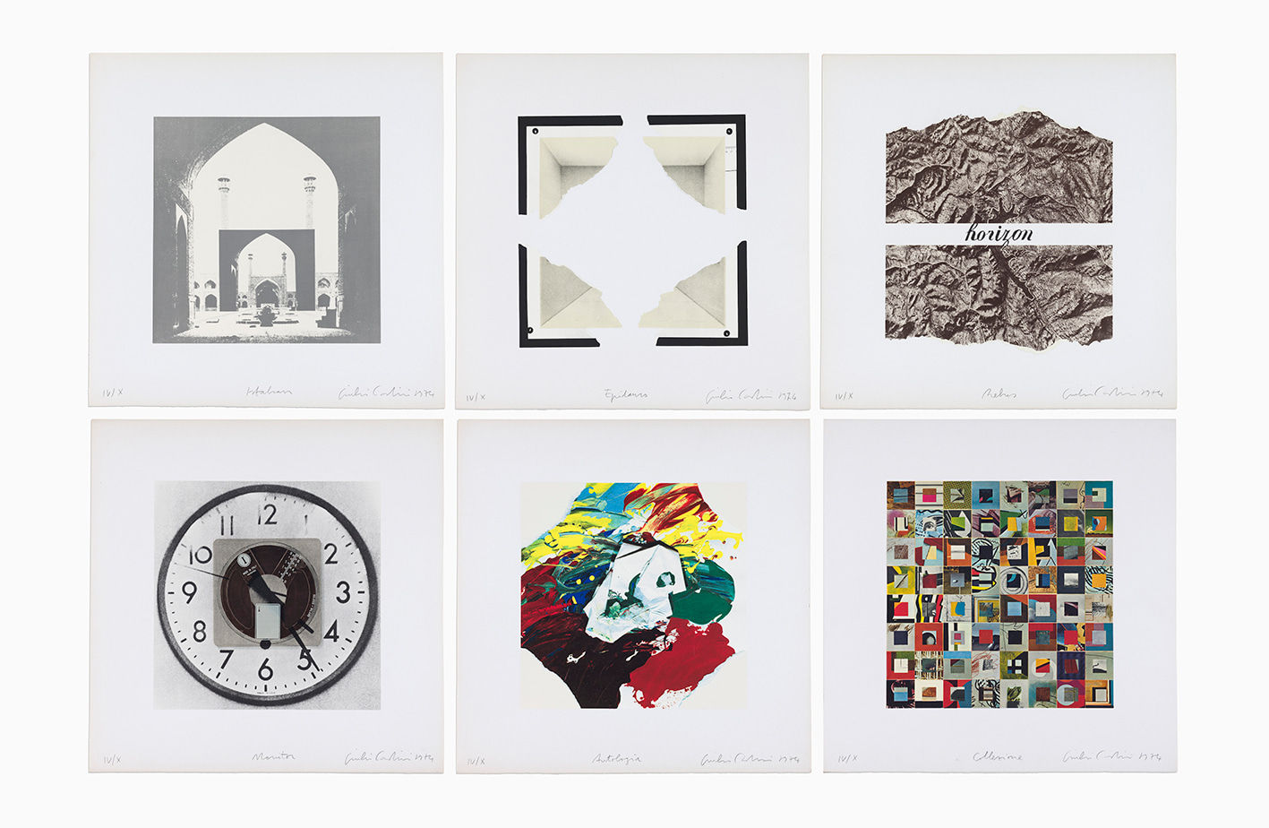 Giulio Paolini Collezione [Collection], 1974