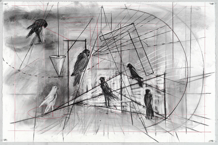 William Kentridge Drawing for 'Preparing the Flute', (Willliam Kentridge drawing III), 2005