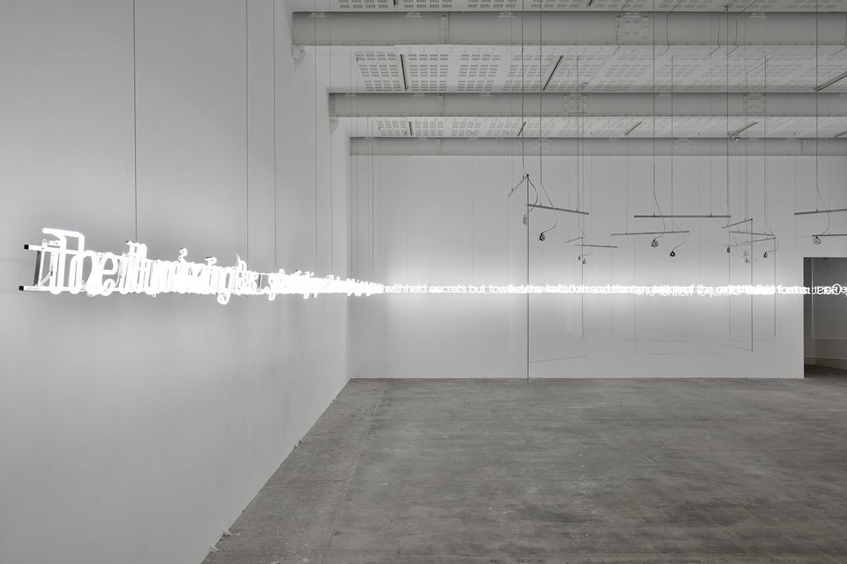 Cerith Wyn Evans I=N=T=E=R=V=A=L=S (Duet on Reflection), 2017