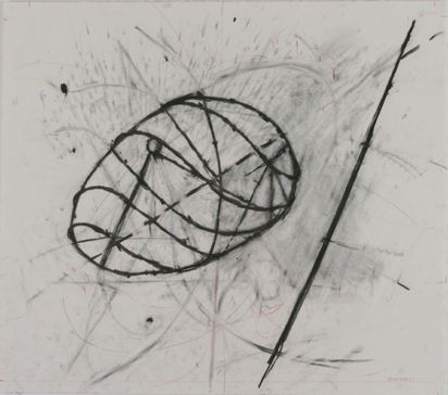 William Kentridge Drawing for 'Learning the Flute' (Egg), 2003