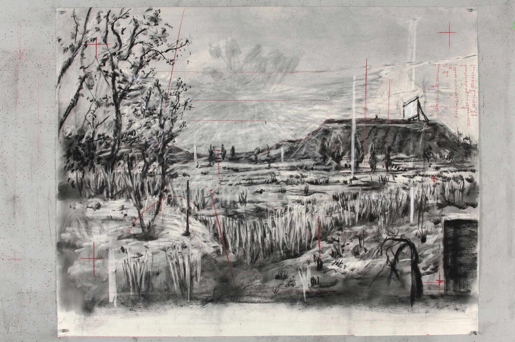William Kentridge Drawing for 'Other Faces', 2011