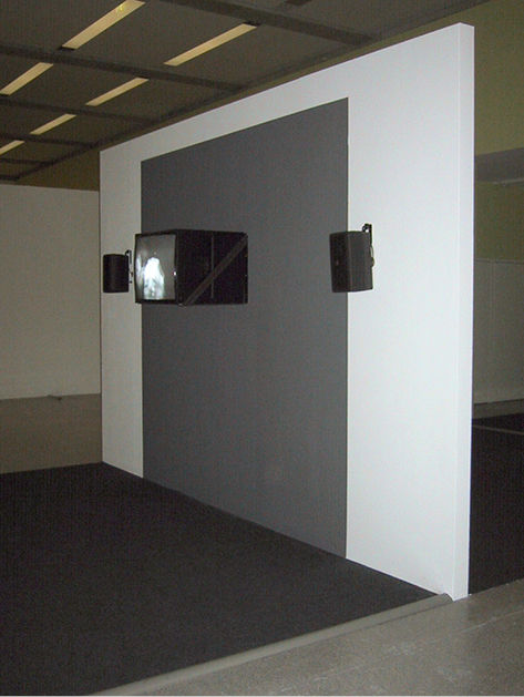 Dara Birnbaum Attack Piece, 1975 2 channel video (Super 8 film and 35 mm slides mastered on Beta-SP), black and...