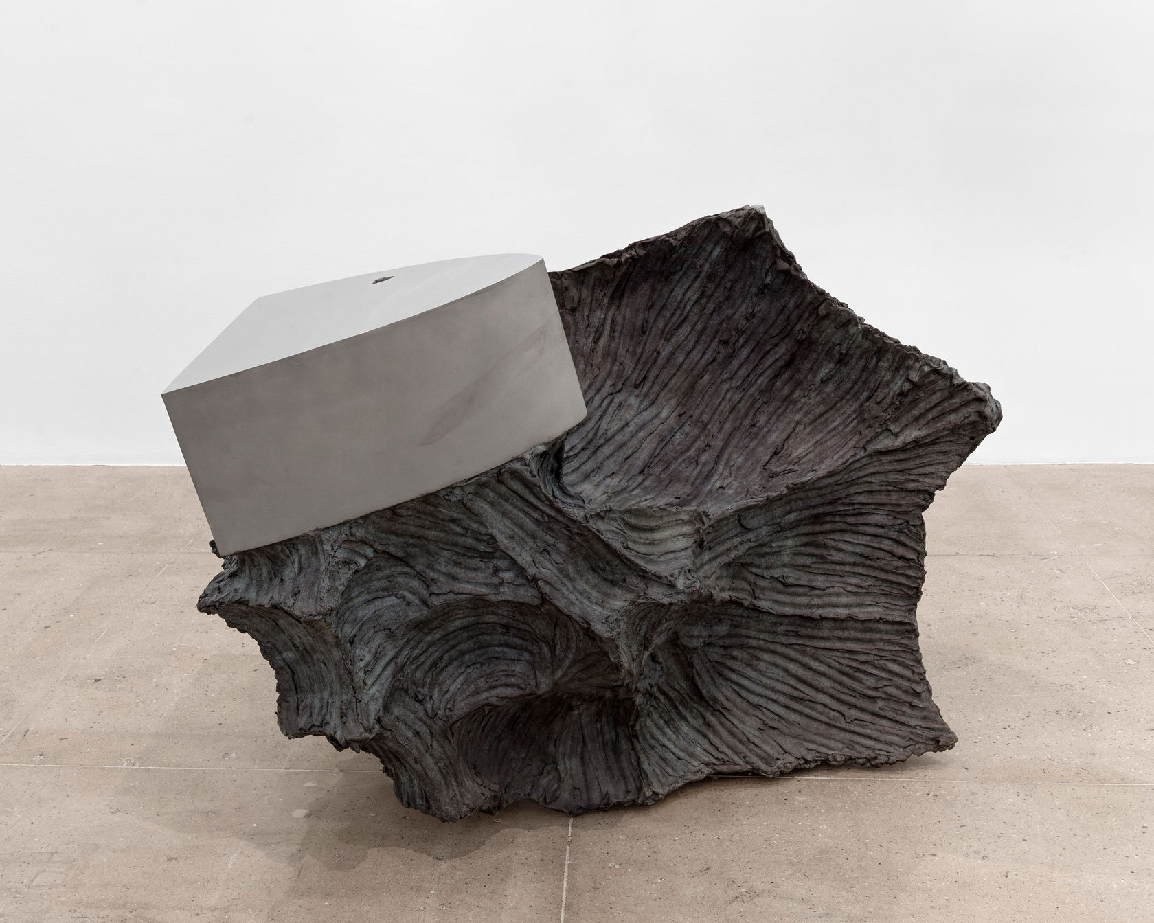 Giuseppe Penone Geometria nelle mani - triangolo (semi-curvo), 2005