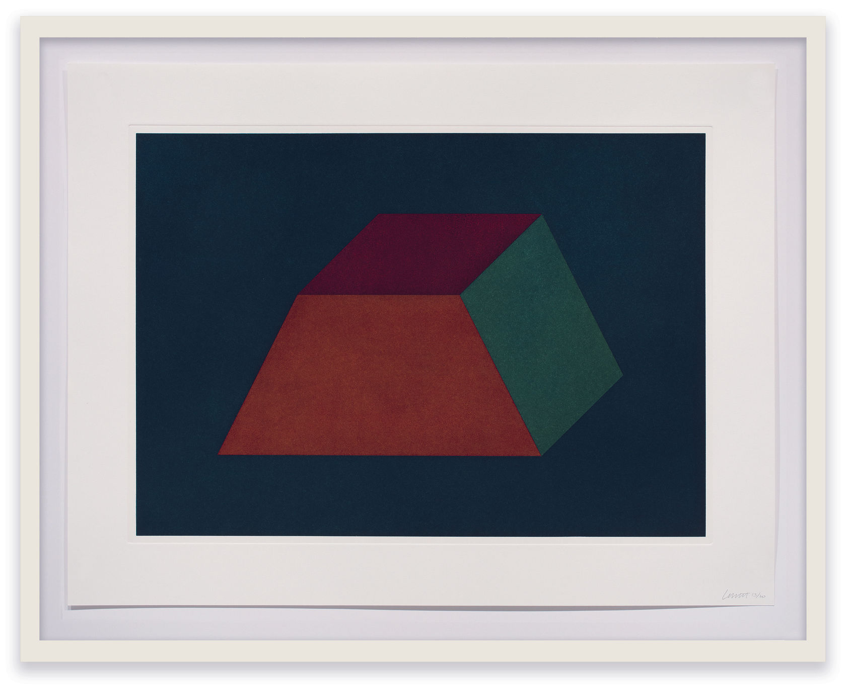 Sol LeWitt, Forms Derived from a Cubic Rectangle #03, 1990