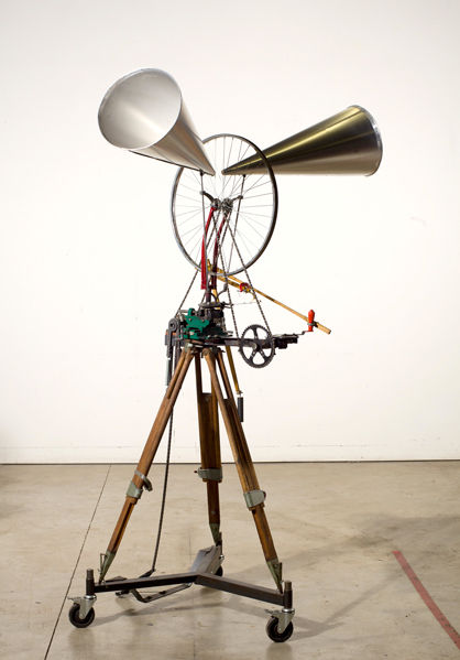 William Kentridge Untitled (Bicycle Wheel Sculpture), 2013