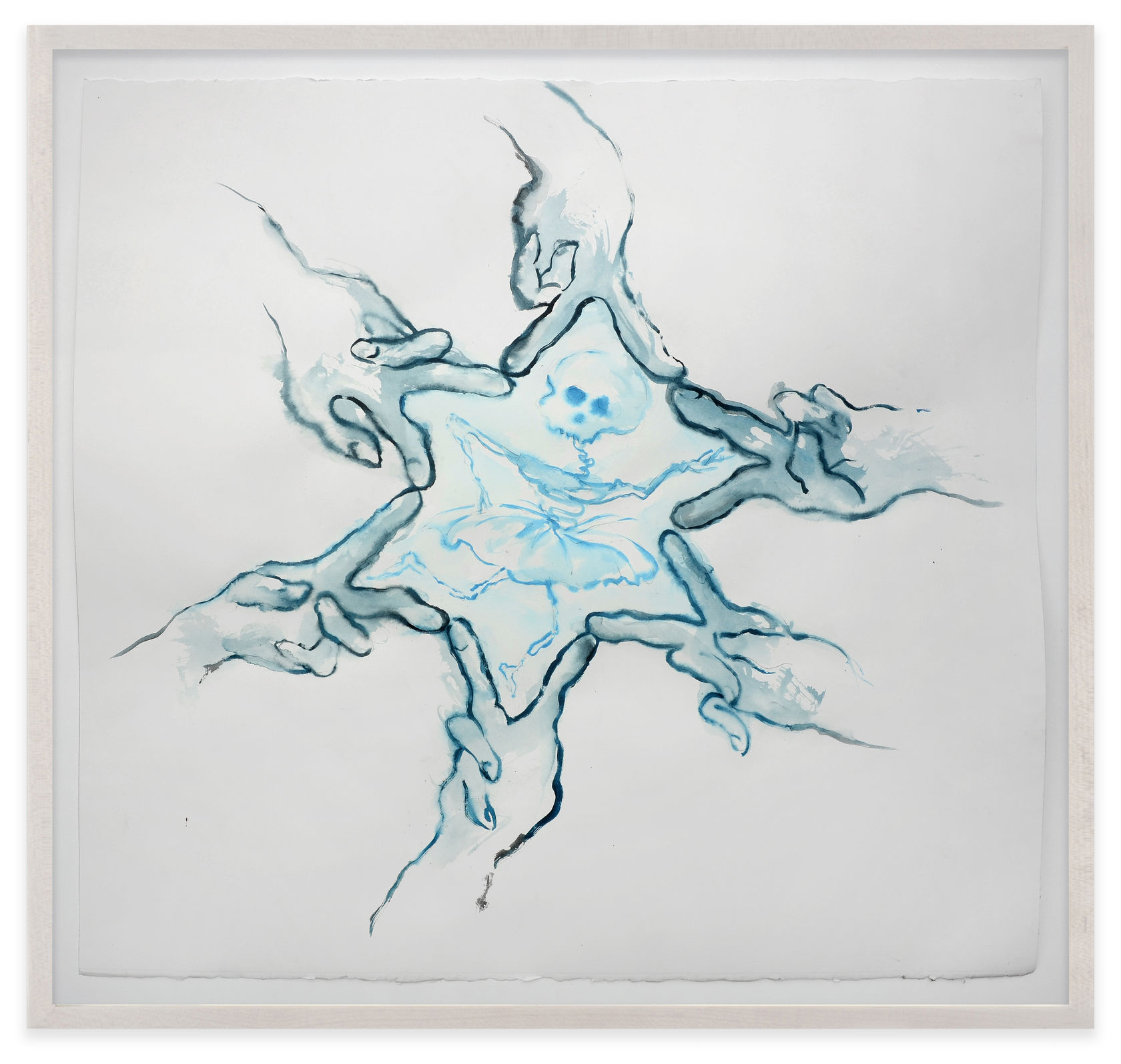 Annette Messager Petite danseuse étoile (The Little Prima Ballerina), 2020 Acrylic on paper 26 x 28 in. (66 x 71...