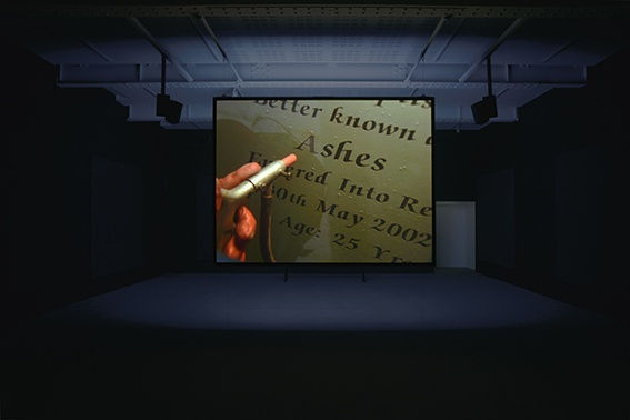 An exhibition installation view from: Steve MᶜQueen