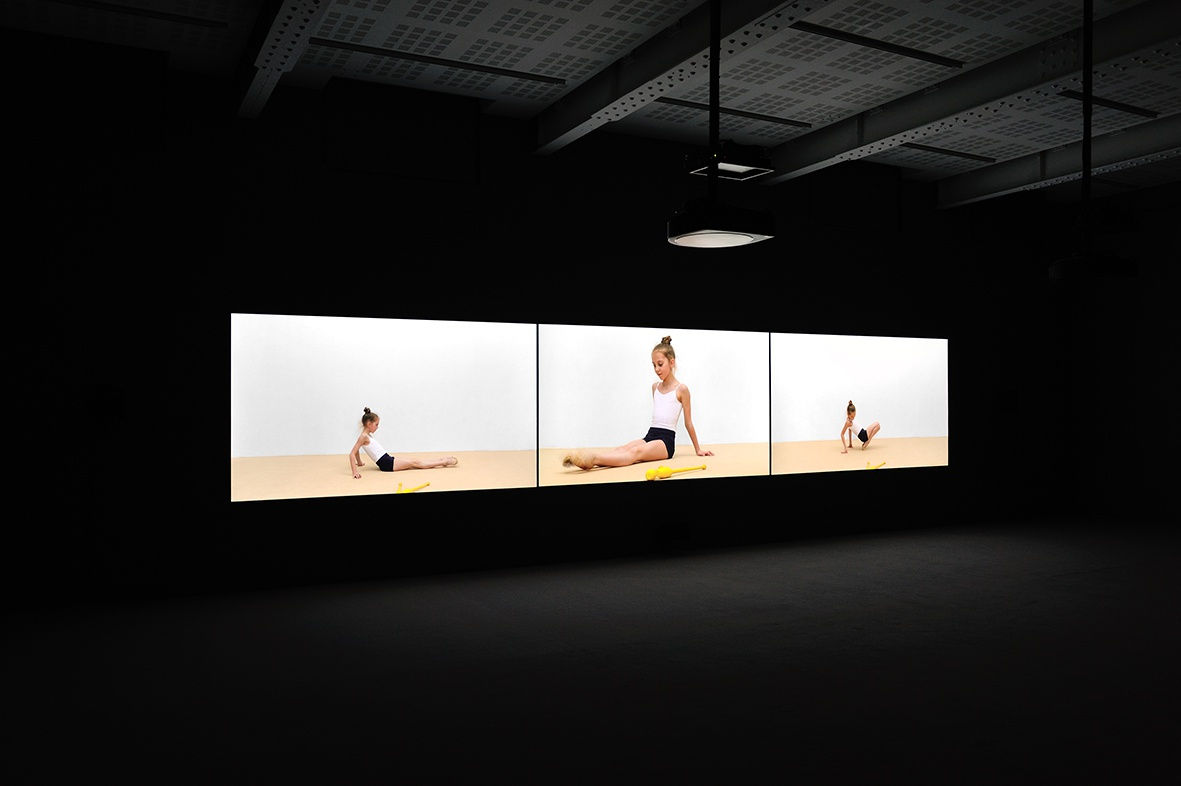 An exhibition installation view from: Rineke Dijkstra