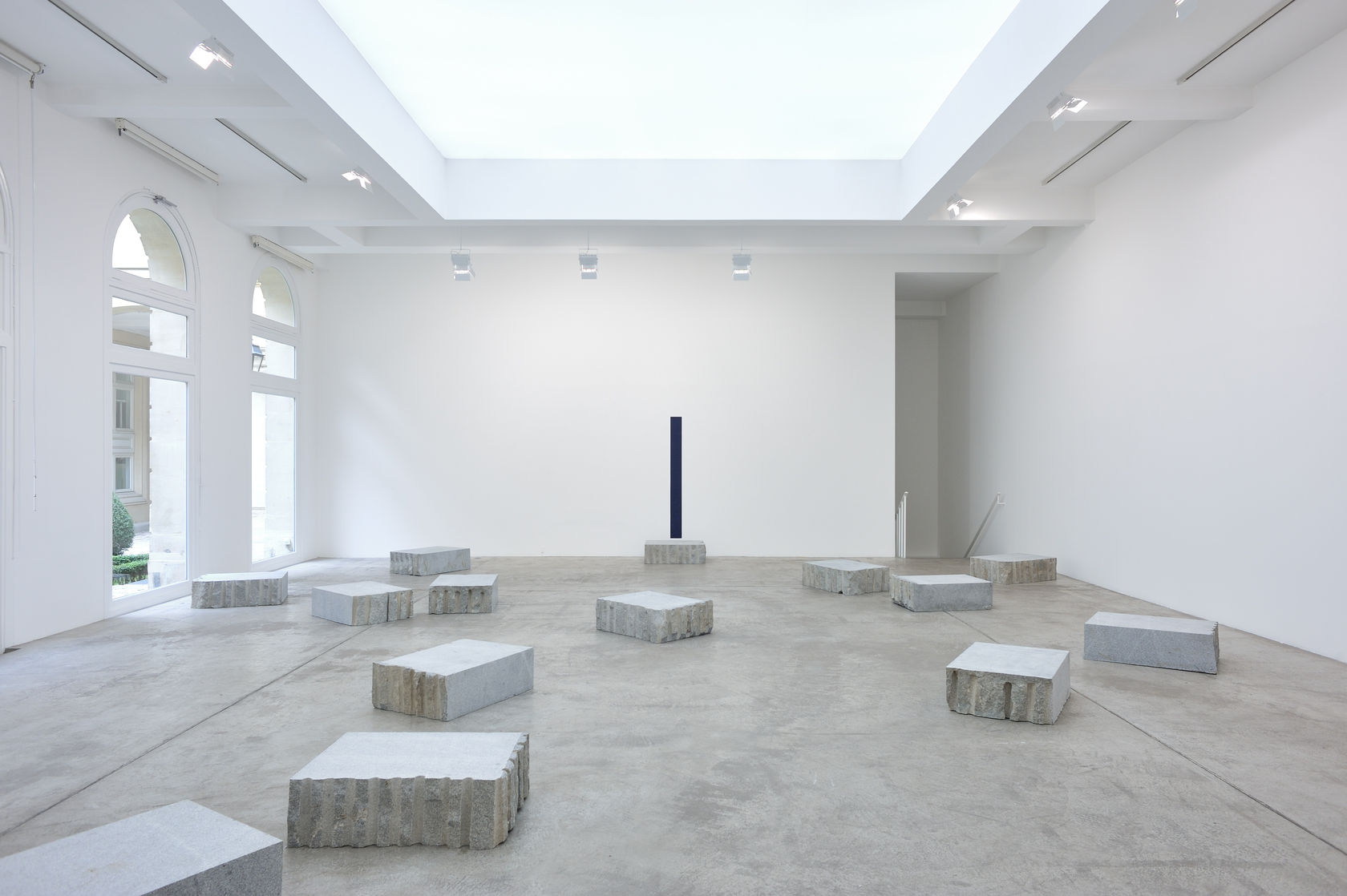 An exhibition installation view from: Giovanni Anselmo