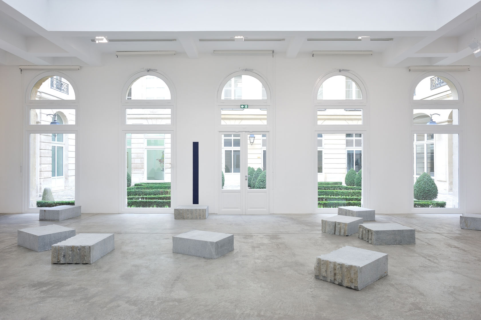An exhibition installation view from: Giovanni Anselmo