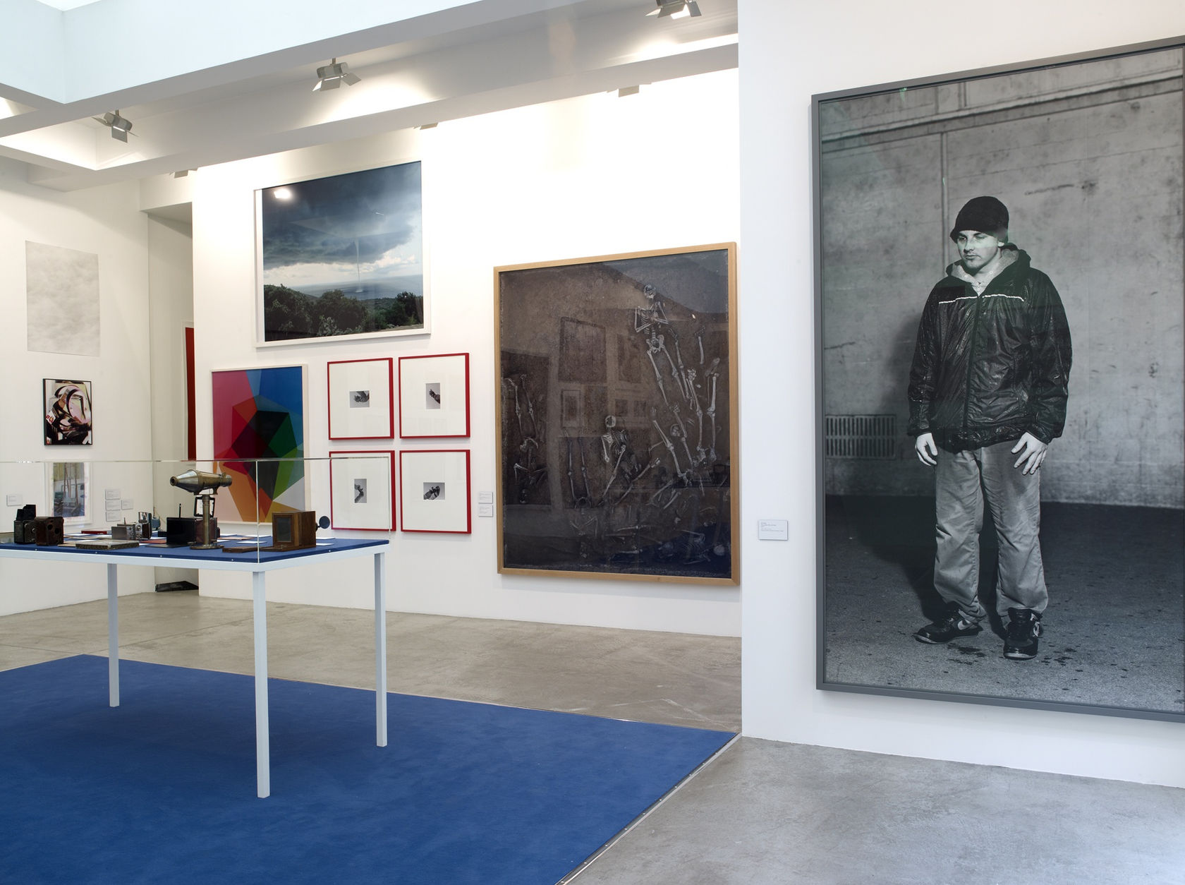 An exhibition installation view from: Department of Light Recordings, Section IV - Lens Drawings