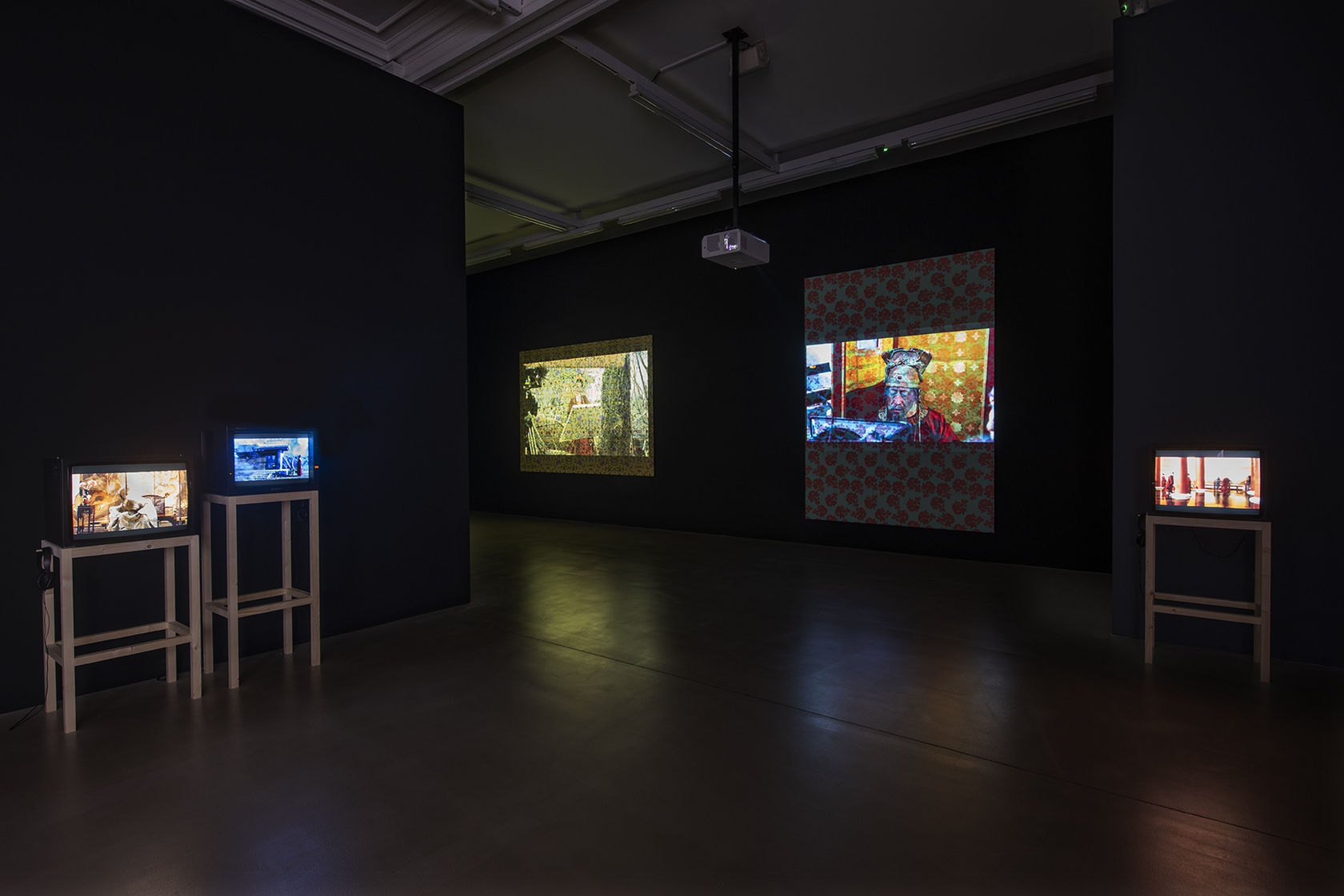 An exhibition installation view from: Yang Fudong, Beyond GOD and Evil – Preface