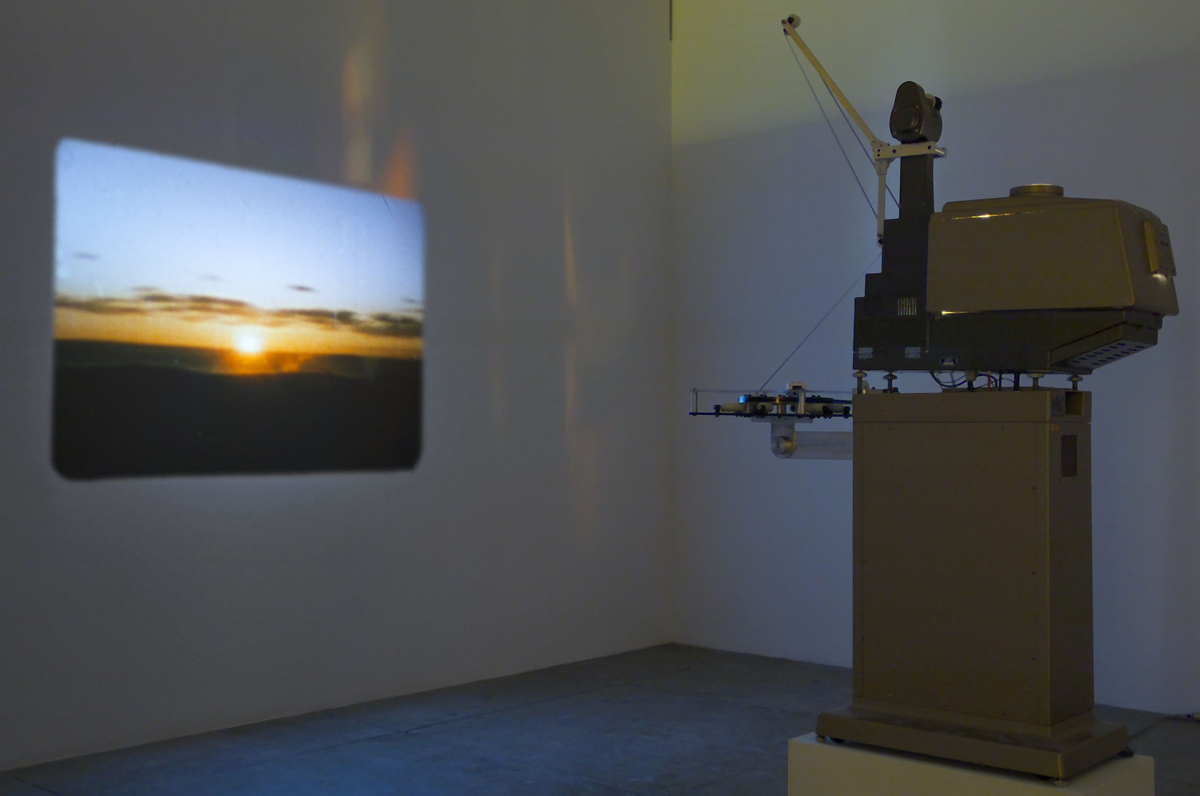 An exhibition installation view from: Dan Graham