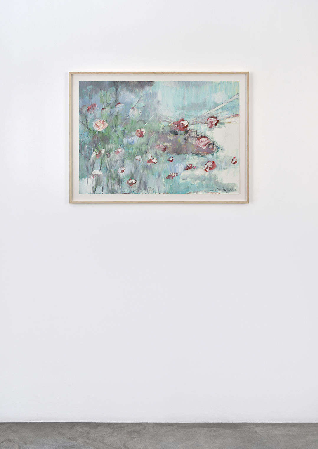 An exhibition installation view from: Sabine Moritz, deeply unaware