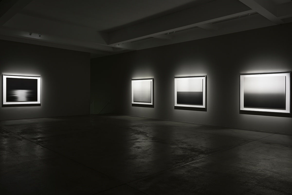 An exhibition installation view from: Hiroshi Sugimoto, Surface Tension