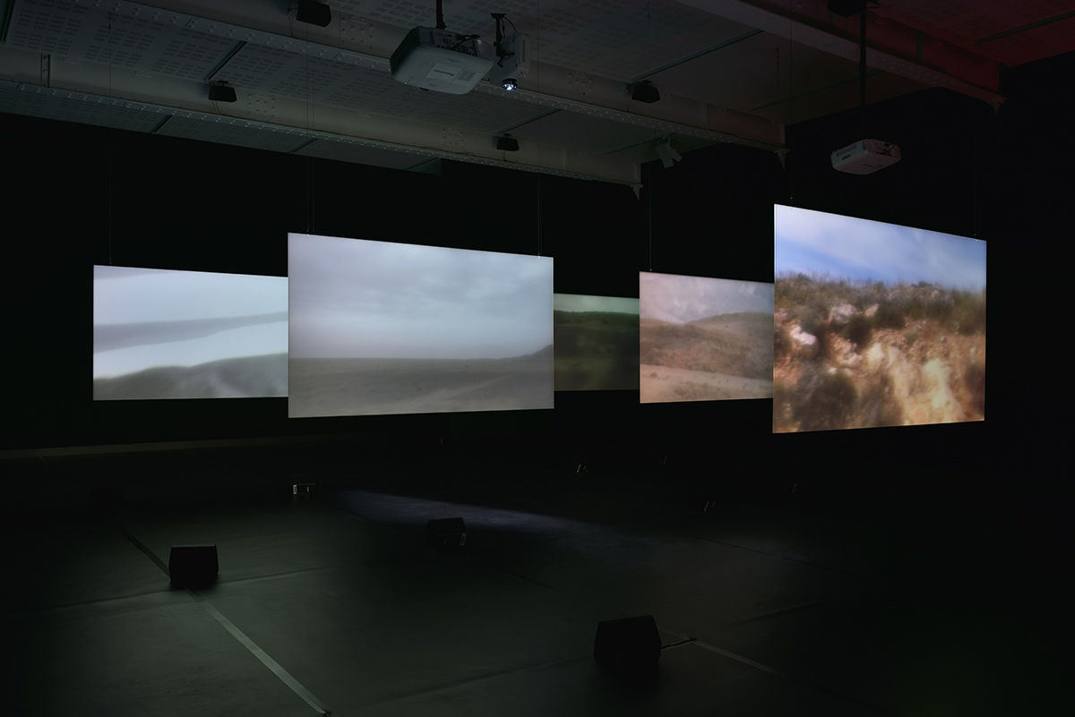 An exhibition installation view from: Chantal Akerman, NOW