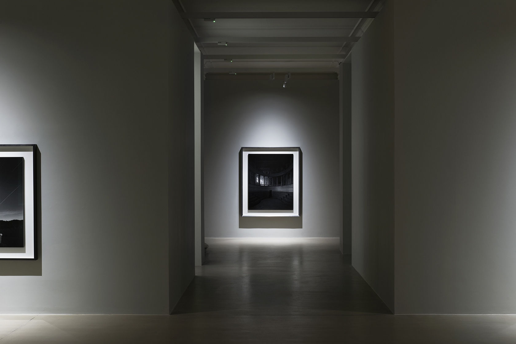 An exhibition installation view from: Hiroshi Sugimoto, Snow White