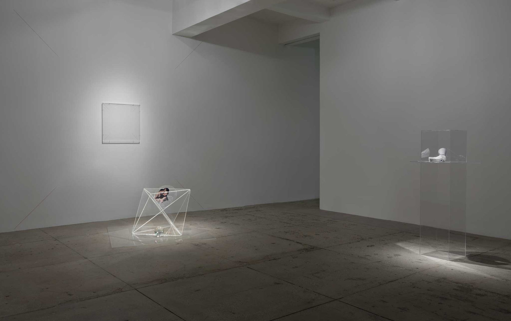 An exhibition installation view from: Giulio Paolini
