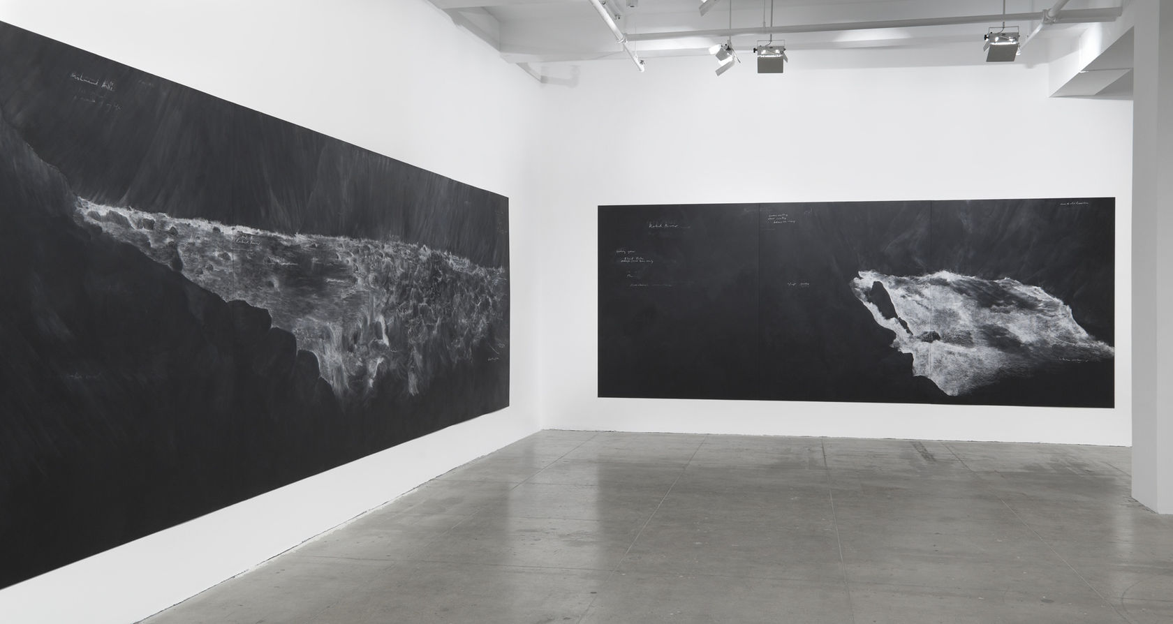 An exhibition installation view from: Tacita Dean, Fatigues