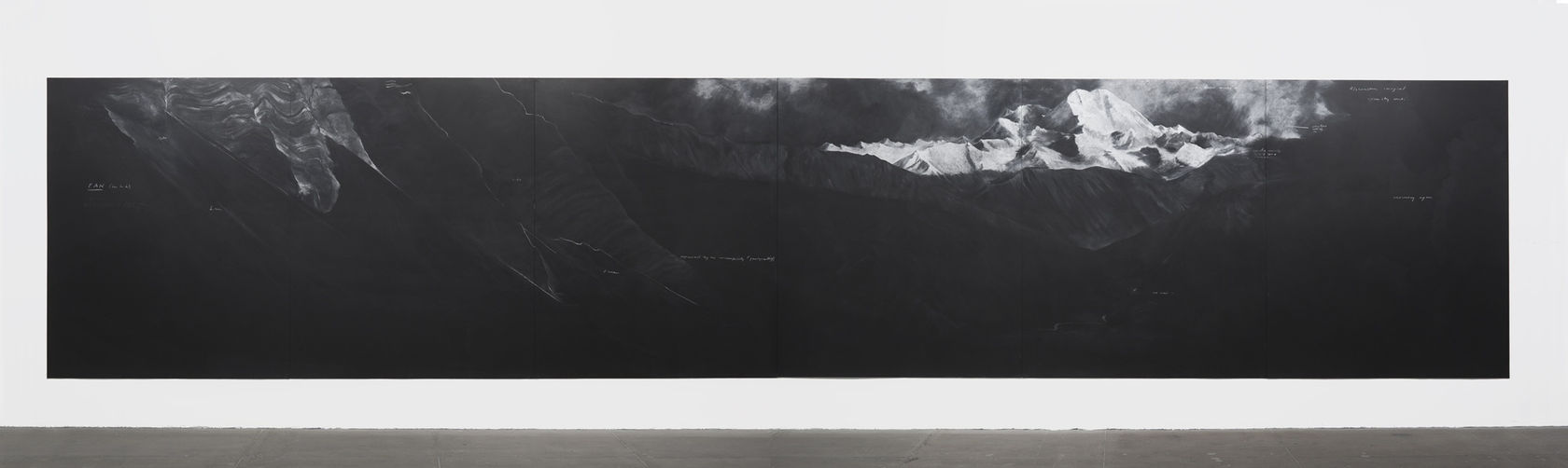 An exhibition installation view from: Tacita Dean, Fatigues