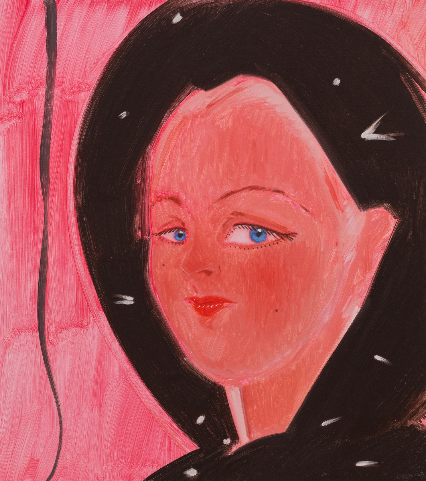 Sofia Mitsola Odile2023 Oil on linen 90 x 80 cm 35 3/8 x 31 1/2 in