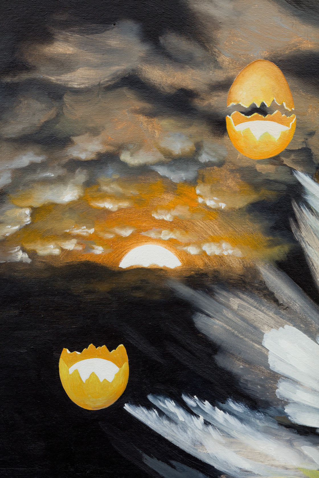 Kat Lyons Elegy in Light2023 Oil on canvas 90.2 x 90.2 cm 35 1/2 x 35 1/2 in