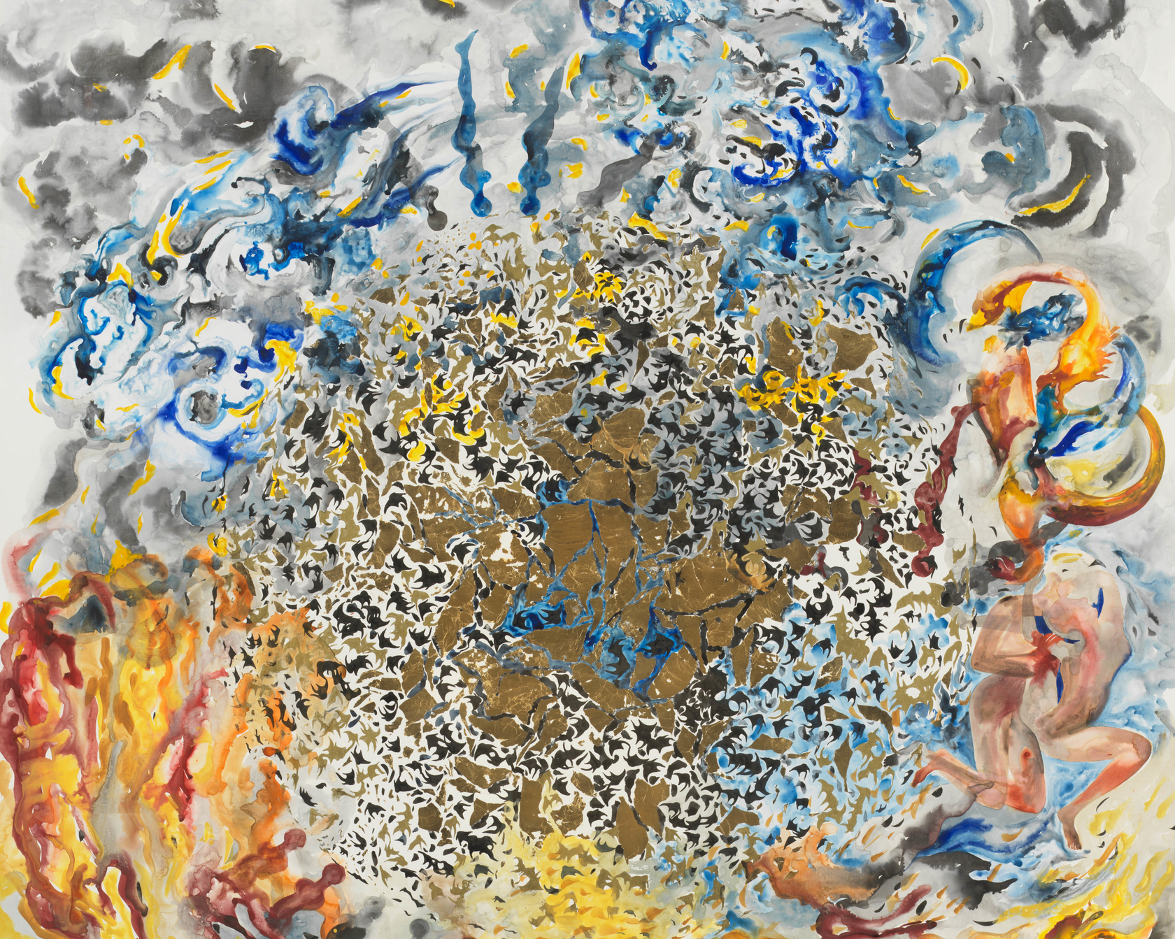 Shahzia Sikander, Dream Before You Go, 2022