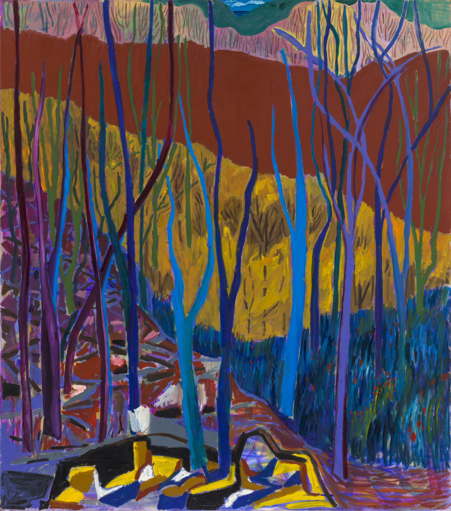 Shara Hughes, The Natural Fences, 2020