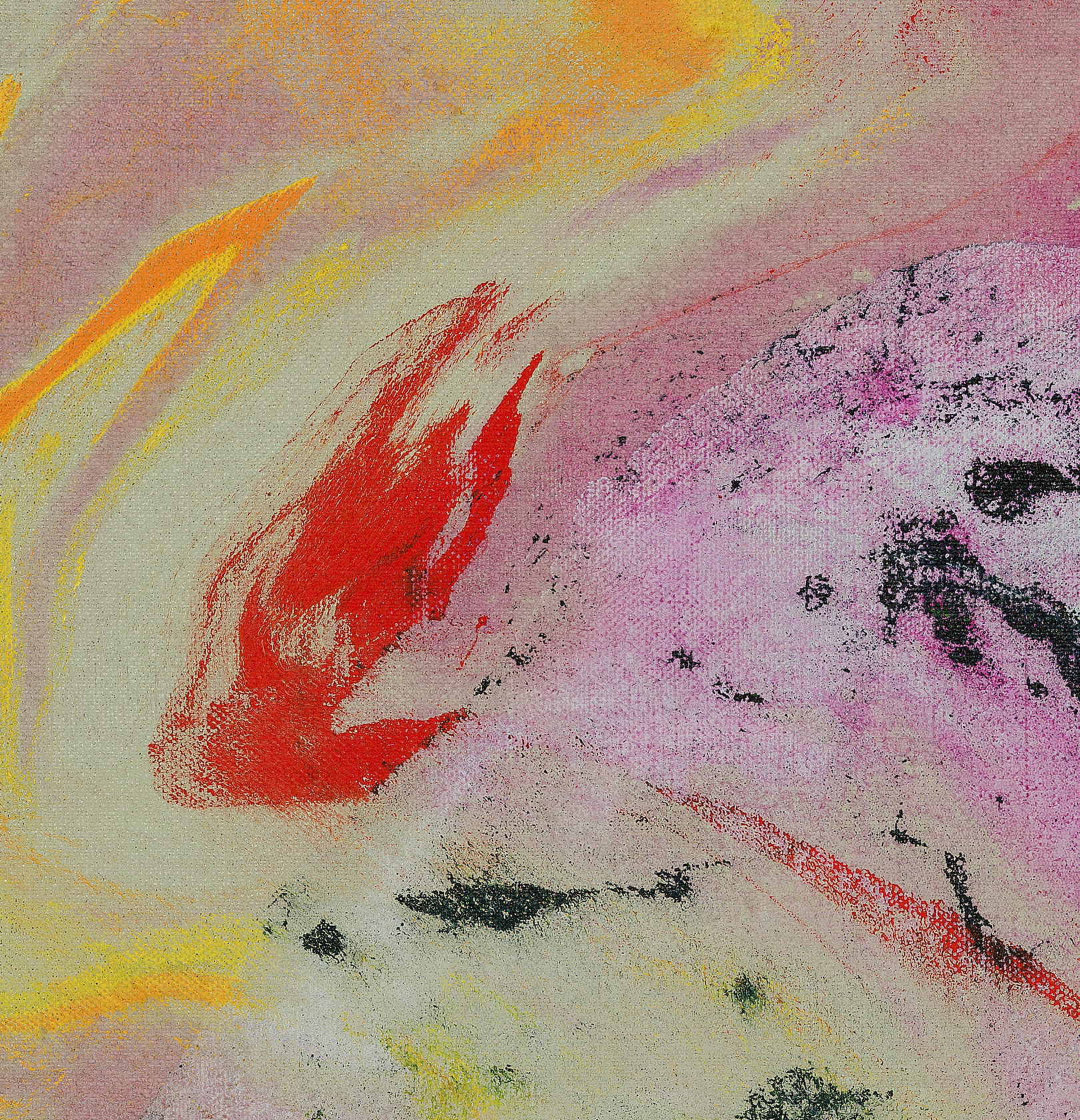 Ragna Bley Flaneur2025 Acrylic, oil and vinyl paint on linen canvas 60 x 50 cm 23 5/8 x 19 3/4...