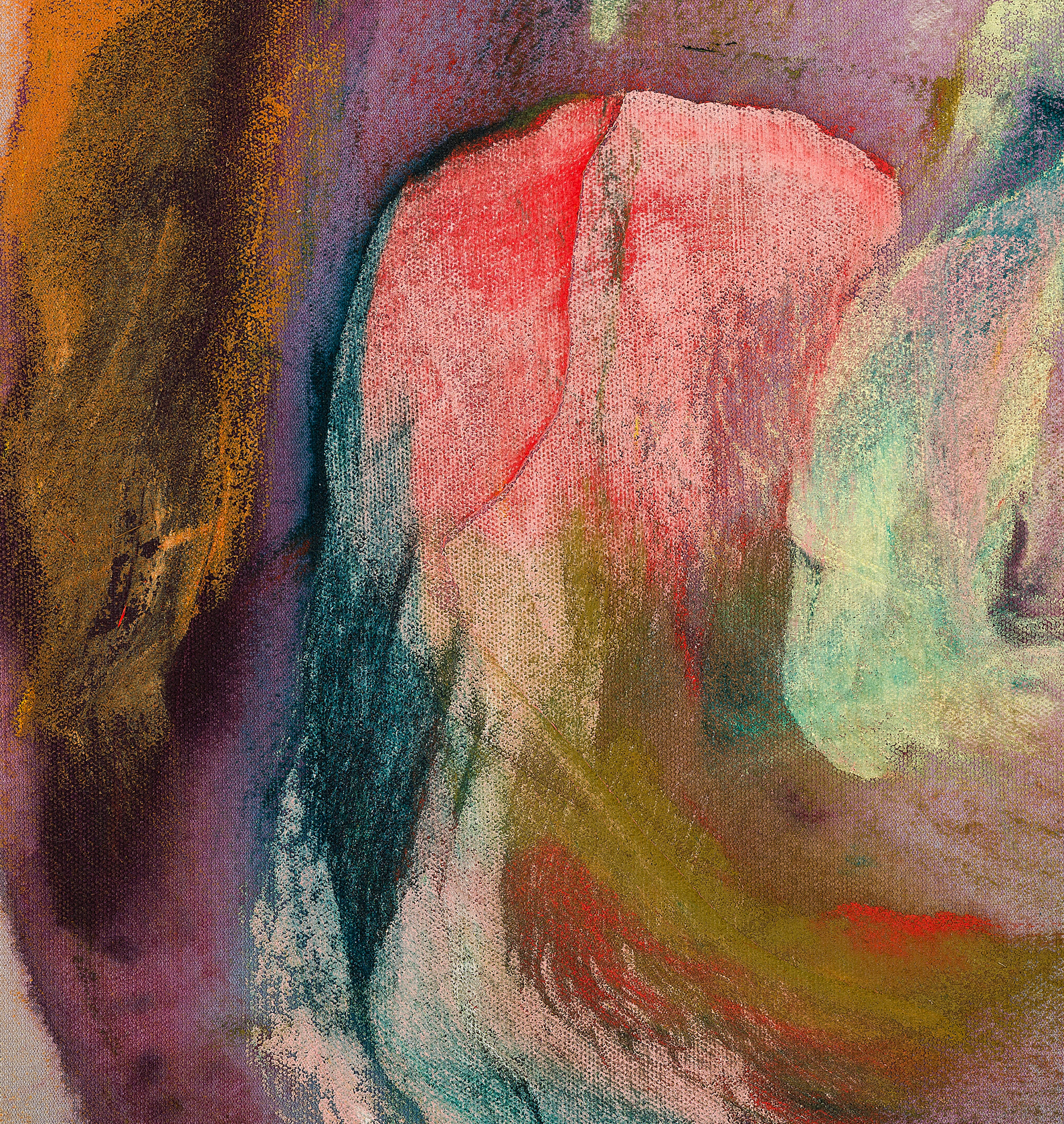 Ragna Bley Zephyr2025 Acrylic, oil and vinyl paint on Dacron sailcloth 60 x 50 cm 23 5/8 x 19 3/4...