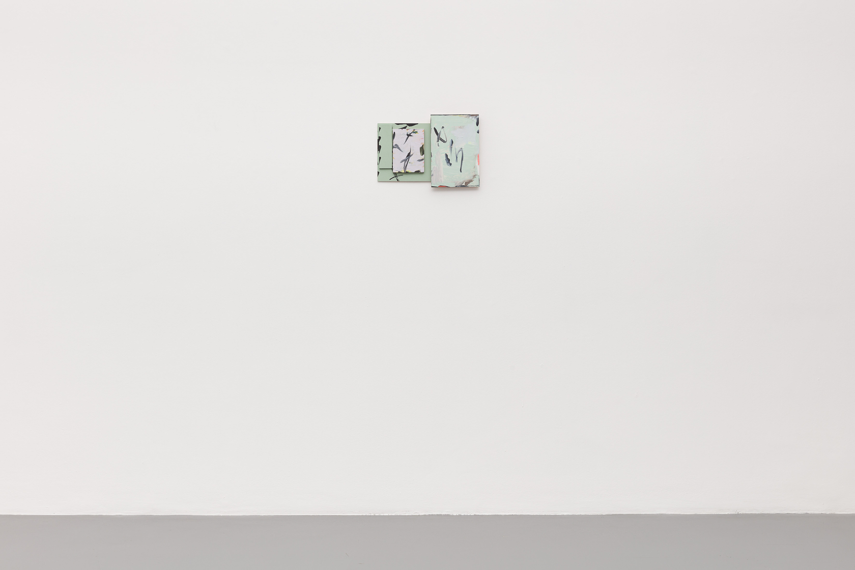 Mary Ramsden Icon 112019 Oil on board 30 x 42 x 2 cm 11 3/4 x 16 1/2 x 3/4...