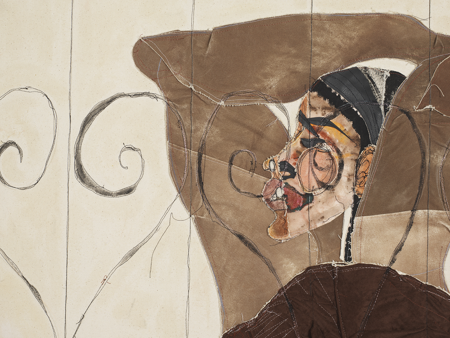 Tschabalala Self, Window, 2019