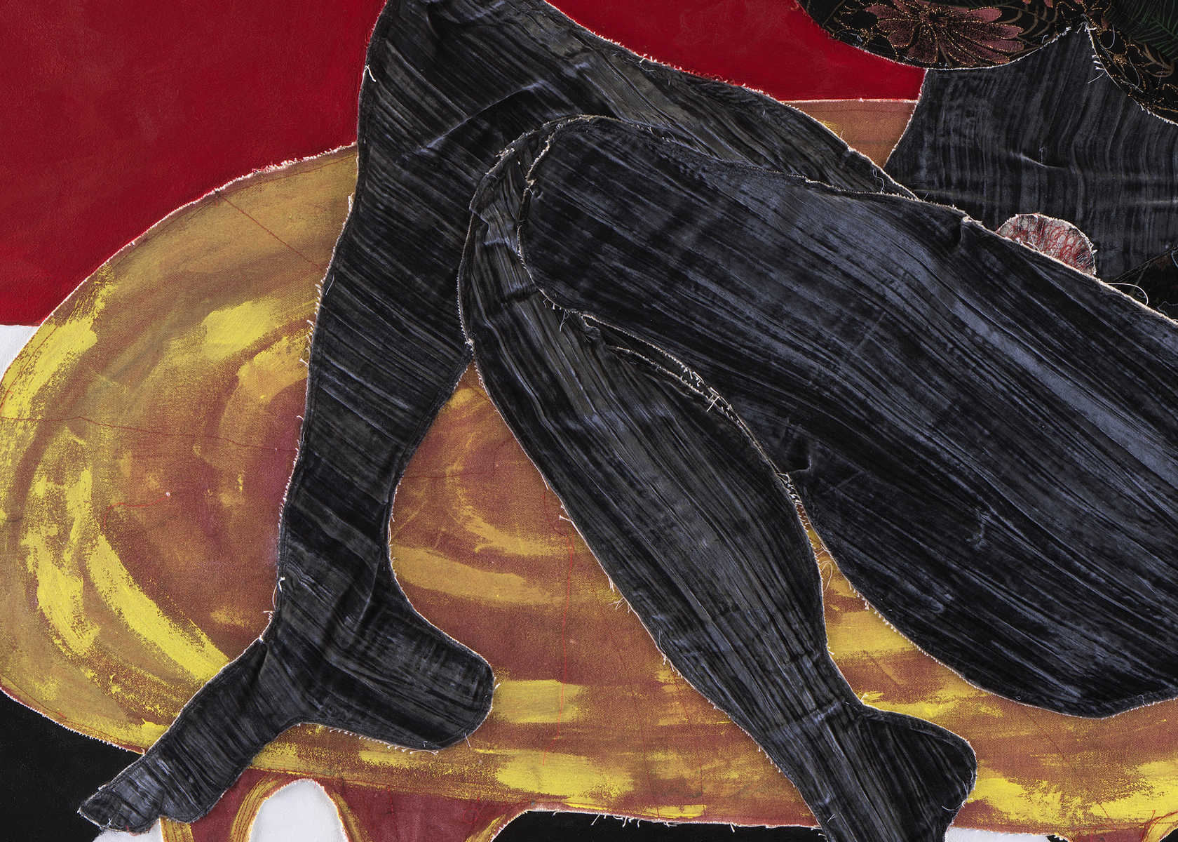 Tschabalala Self, Red Room, 2022